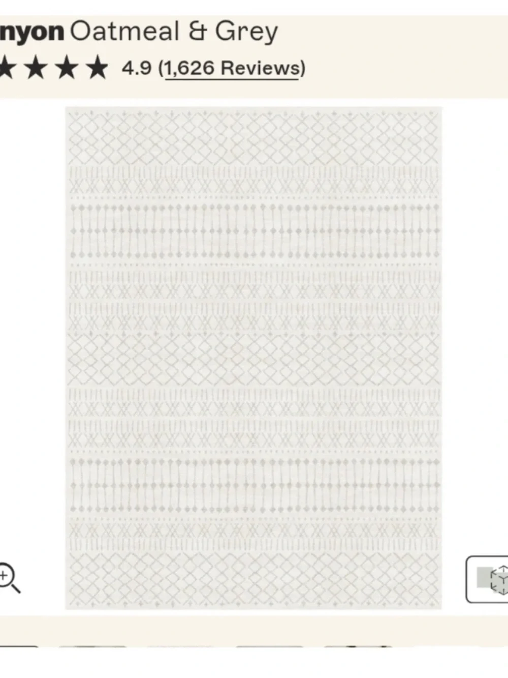Canon Oatmeal & Grey Geometric Wall Tapestry